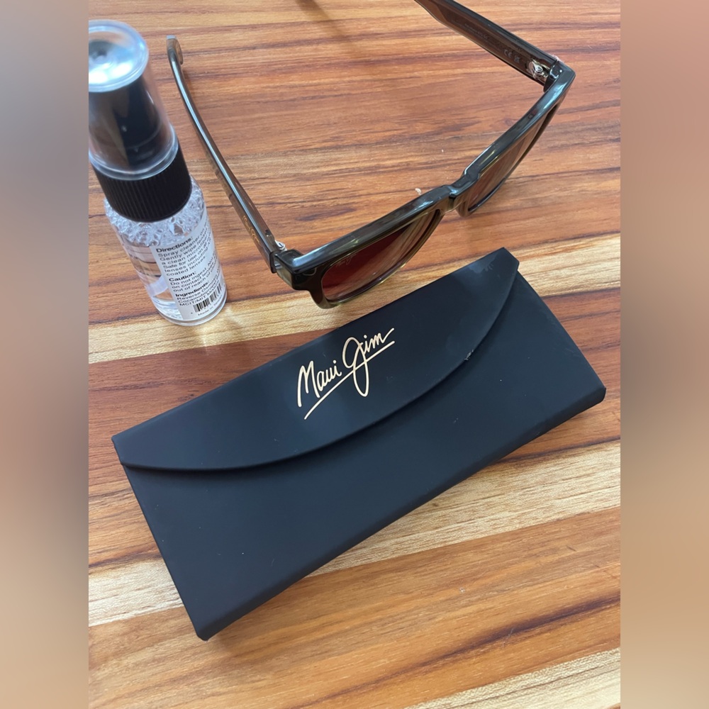 MAUI JIM *NEW* Hanohano Polarized Classic Sunglasses Green with Rose Glass Lens - Picture 12 of 16